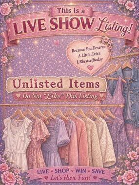 👖👗👚LIVE SHOW LISTING •DO NOT LIKE THIS LISTING👚👗👖